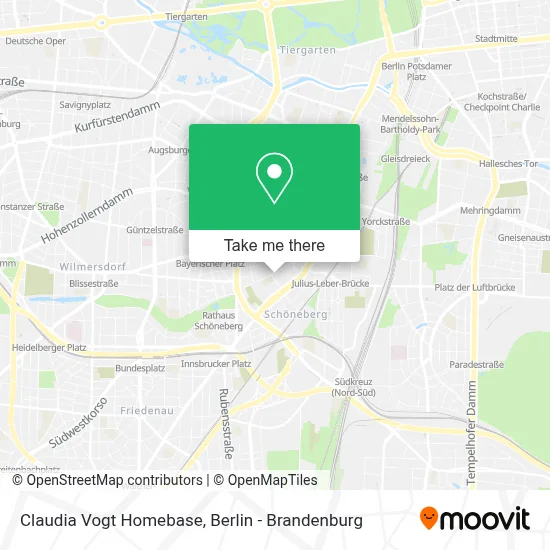 Claudia Vogt Homebase map