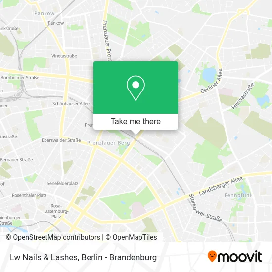 Lw Nails & Lashes map