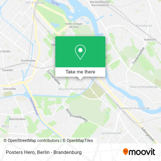 Posters Hero map