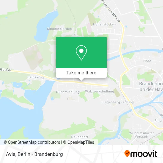 Avis map