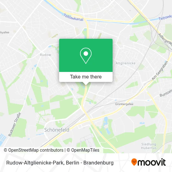Rudow-Altglienicke-Park map