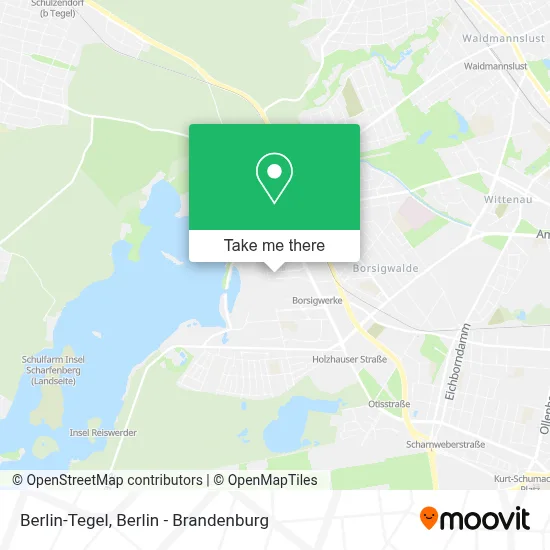 Berlin-Tegel map