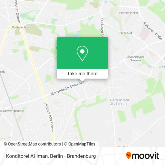 Konditorei Al-Iman map