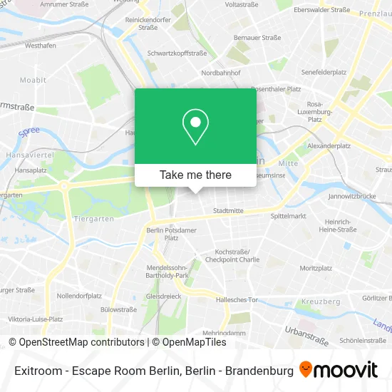 Exitroom - Escape Room Berlin map