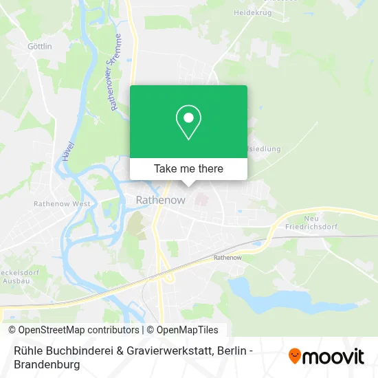 Rühle Buchbinderei & Gravierwerkstatt map