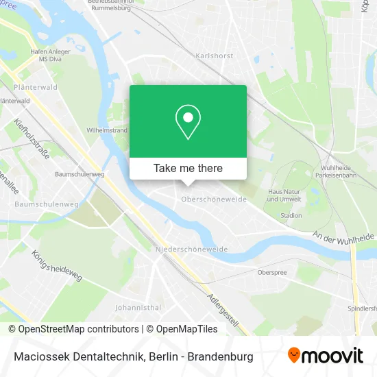 Maciossek Dentaltechnik map