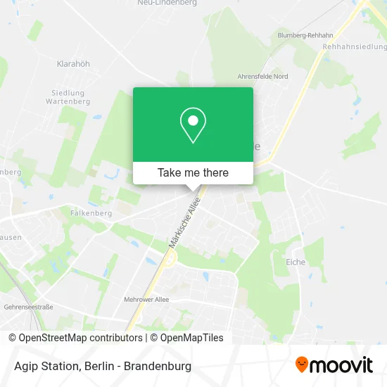 Agip Station map