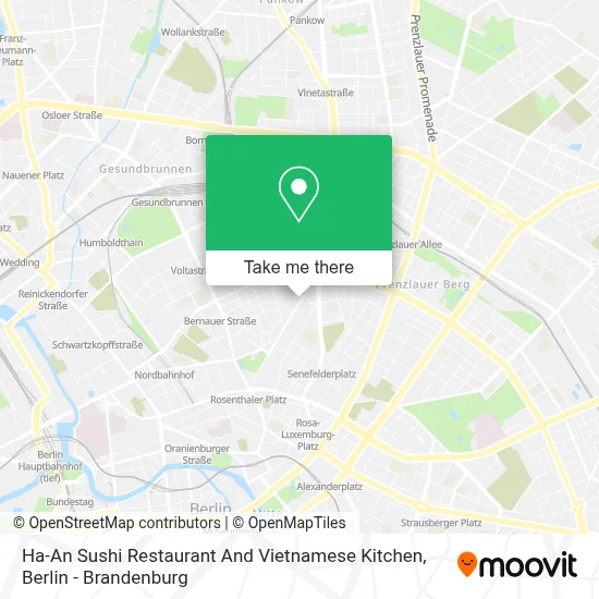 Ha-An Sushi Restaurant And Vietnamese Kitchen map