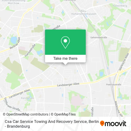 Csa Car Service Towing And Recovery Service map