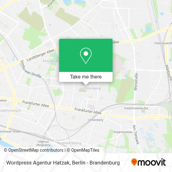 Wordpress Agentur Hatzak map