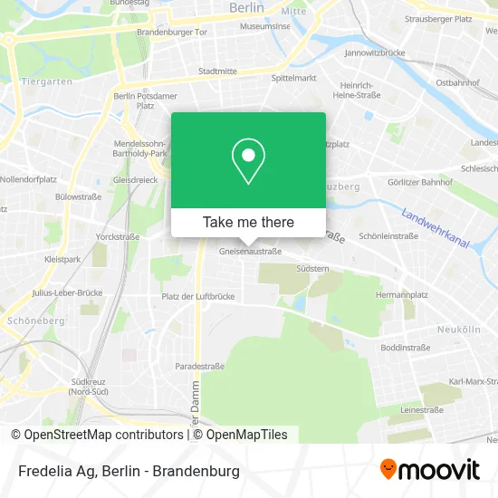 Fredelia Ag map