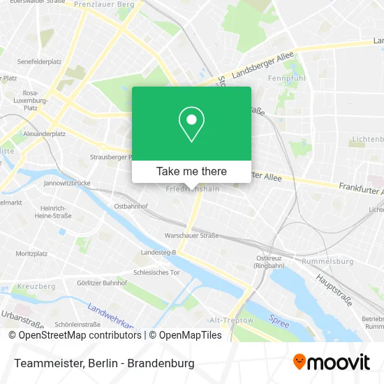 Teammeister map