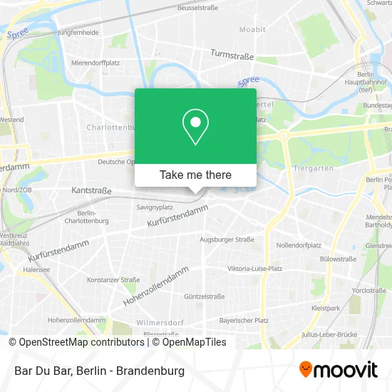 Bar Du Bar map