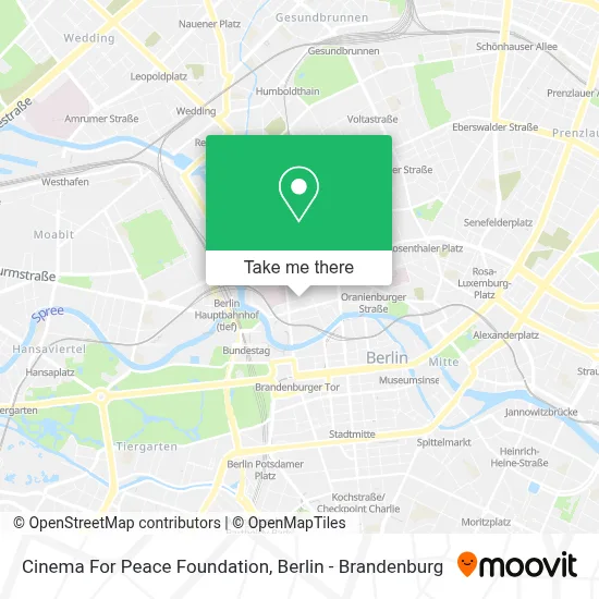 Cinema For Peace Foundation map