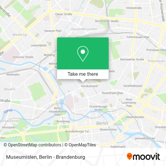 Museumislen map