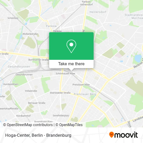 Hoga-Center map