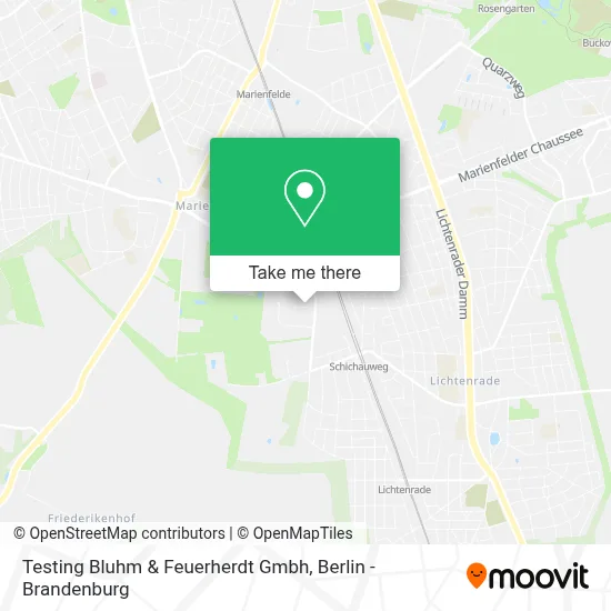 Testing Bluhm & Feuerherdt Gmbh map