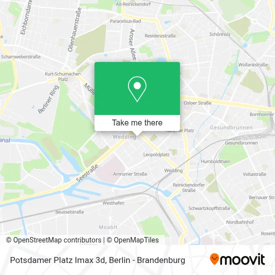 Potsdamer Platz Imax 3d map