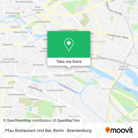Pfau Restaurant Und Bar map