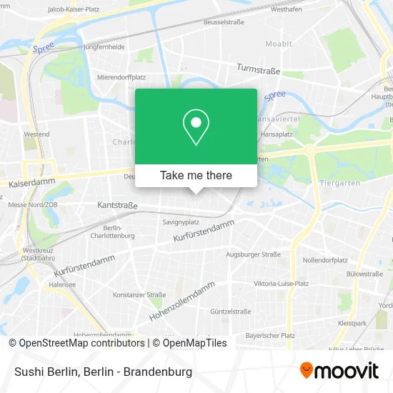 Sushi Berlin map