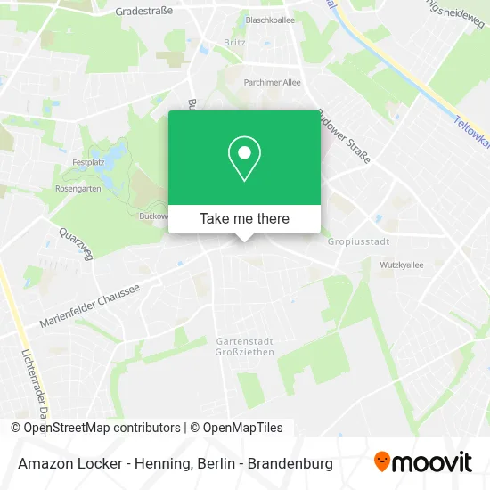 Amazon Locker - Henning map
