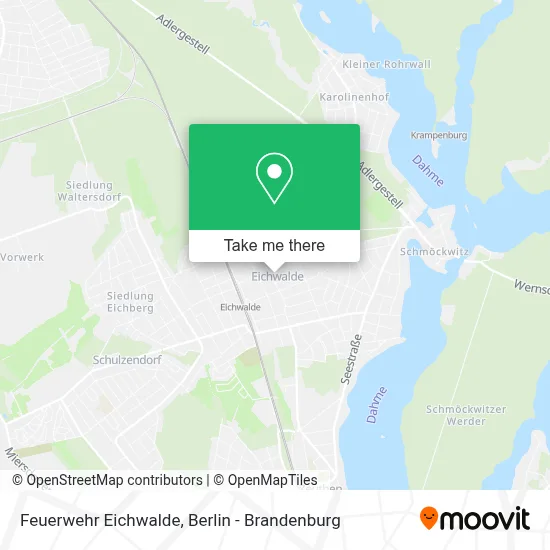 Feuerwehr Eichwalde map
