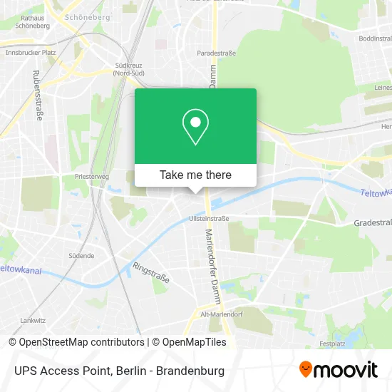 Ups Access Point map