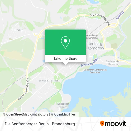 Die Senftenberger map