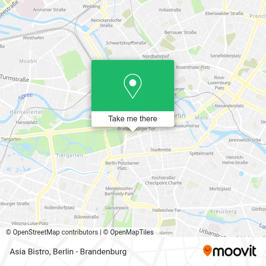 Asia Bistro map