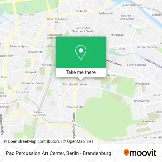 Pac Percussion Art Center map