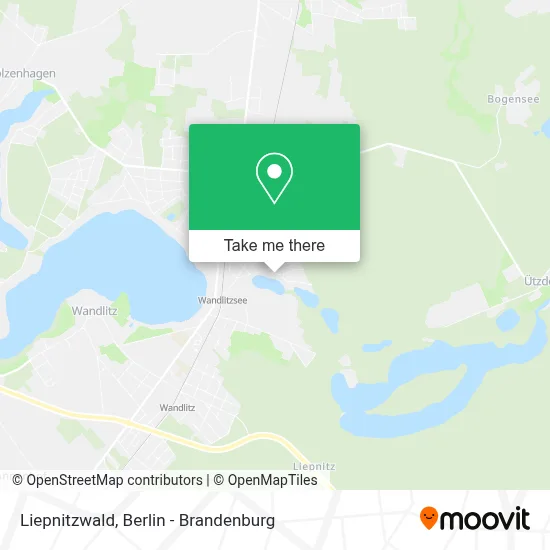 Liepnitzwald map