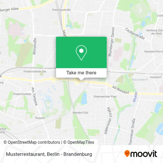 Musterrestaurant map