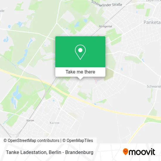Tanke Ladestation map