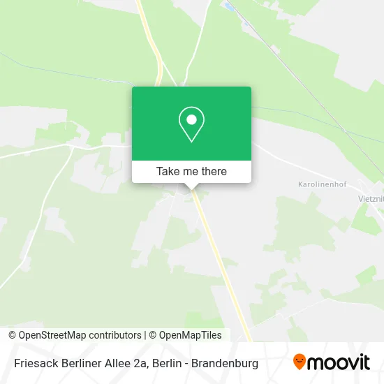 Friesack Berliner Allee 2a map