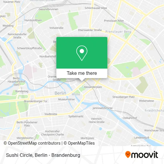 Sushi Circle map