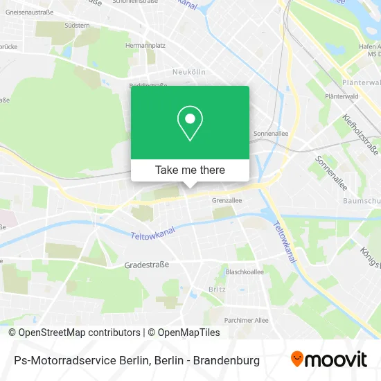 Ps-Motorradservice Berlin map