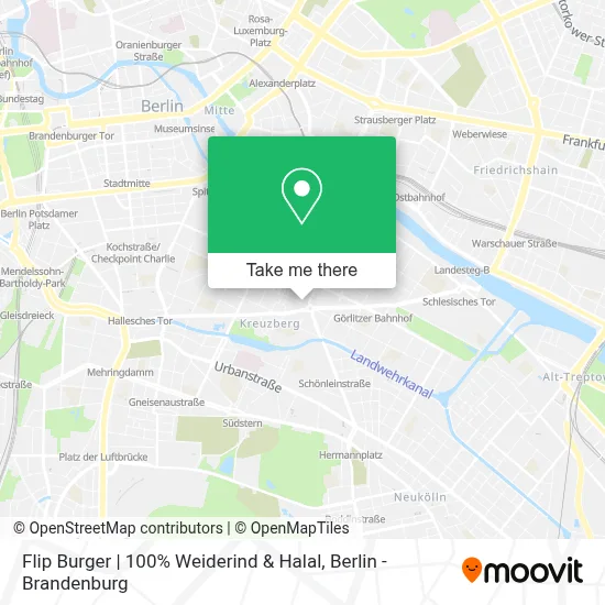 Flip Burger | 100% Weiderind & Halal map
