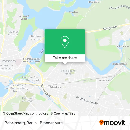 Babelsberg map