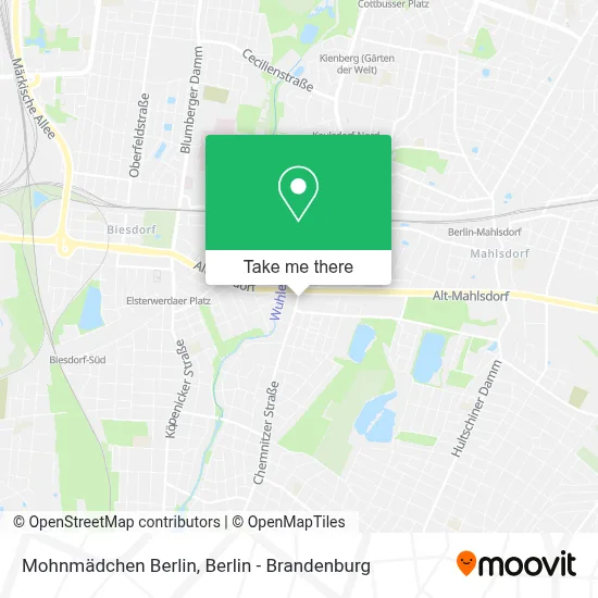 Mohnmädchen Berlin map