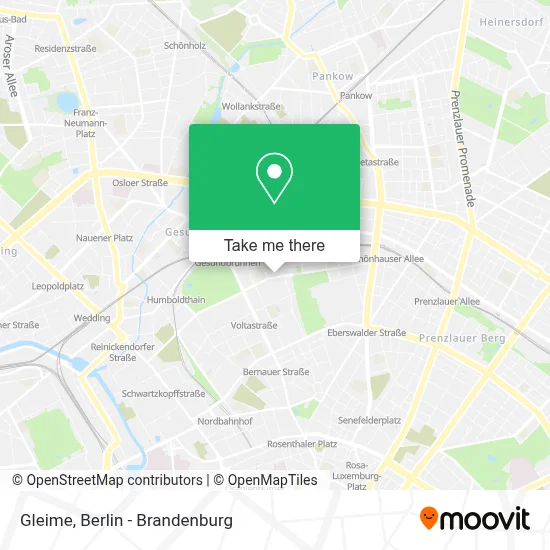 Gleime map
