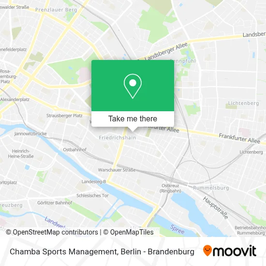 Chamba Sports Management map
