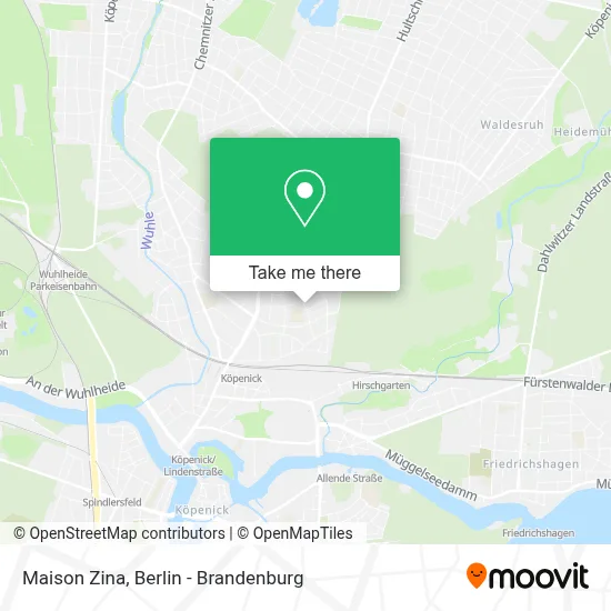 Maison Zina map