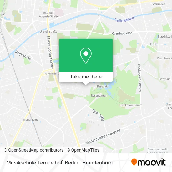 Musikschule Tempelhof map