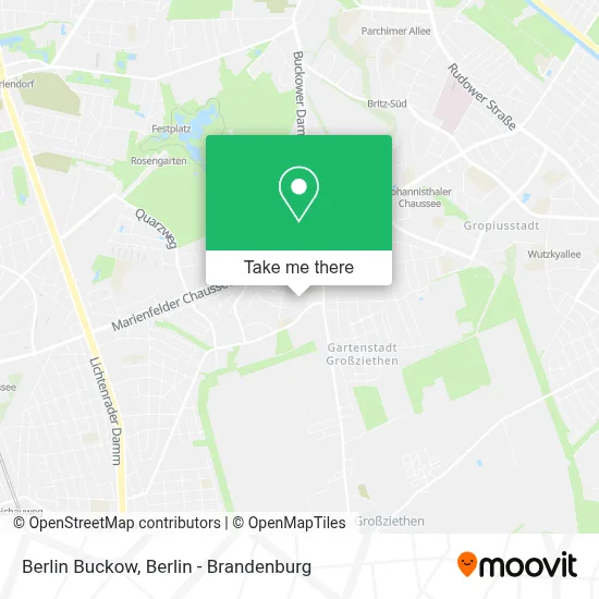 Berlin Buckow map