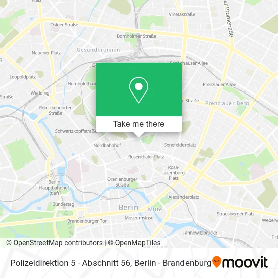 Polizeidirektion 5 - Abschnitt 56 map