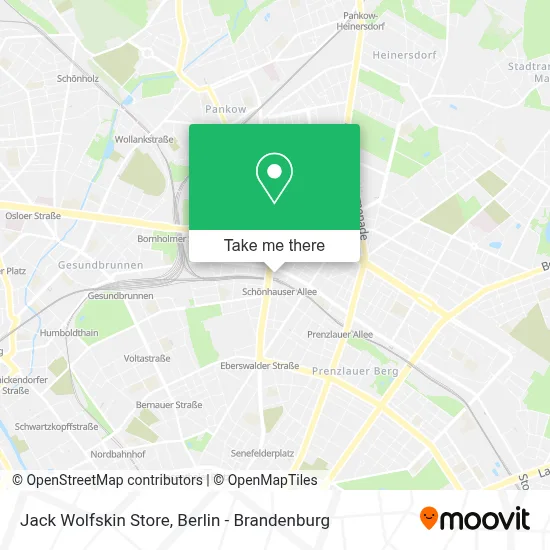 Jack Wolfskin Store map