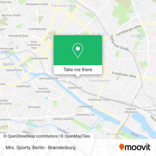 Mrs. Sporty map