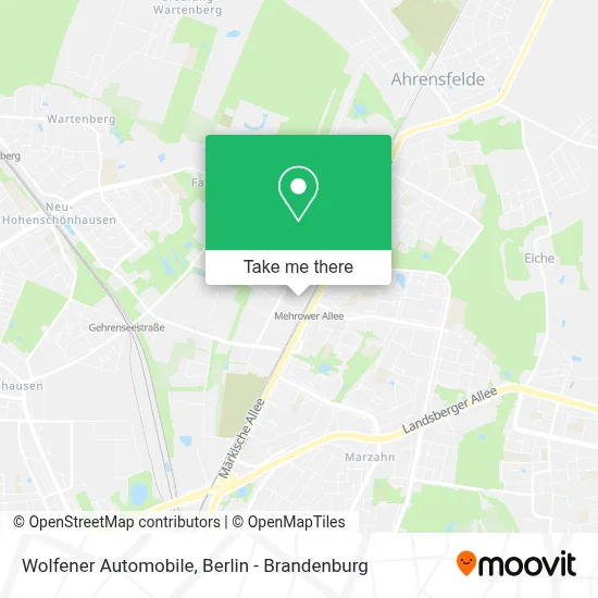 Wolfener Automobile map