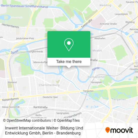 Inwent Internationale Weiter- Bildung Und Entwicklung Gmbh map