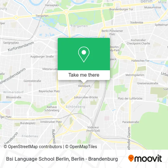 Bsi Language School Berlin map